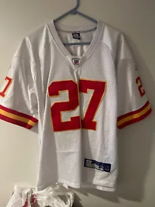 Vintage Trikot Reebock Kansas City Chiefs #27 Larry Johnson genäht Größe 48 - Bild 1 von 7