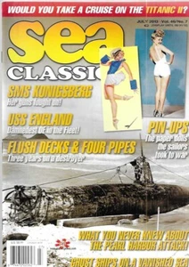 Revista Sea Classics Julio 2013 Pin-Ups Marineros USS Inglaterra Pearl Harbor Subs - Imagen 1 de 18