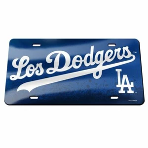 LOS ANGELES DODGERS SPECIALTY ACRYLIC CAR LICENSE PLATE MLB LICENSED - Picture 1 of 1