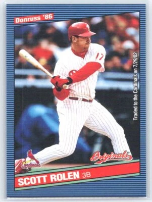 2002 Donruss Originals Scott Rolen #263     St. Louis Cardinals - Image 1 of 2