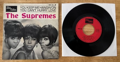 45 7" FRENCH EP THE SUPREMES (DIANA ROSS) YOU KEEP ME HANGIN' ON - Image 1 of 2