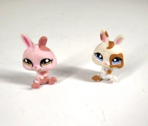 2 statuine conigli Littlest Pet Shop - Foto 1 di 5