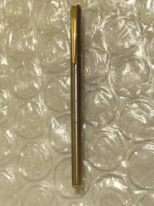 1980er NOBLESSE Montblanc Patronen Füllfederhalter Silberfarben &  585 OM Feder - Bild 1 von 5