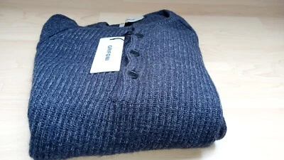 Nuevo suéter Mauro Grifoni Henley para hombre M mezcla de cachemira Foto 1 de 4