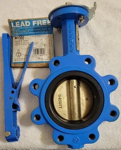 WATTS 4" BF03-121-15-M2 BUTTERFLY VALVE#0525603 FULL LUG (NOS) - Picture 1 of 7
