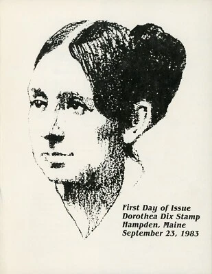 US 1844 FDC Ceremony Program Dorothea Dix - Image 1 of 4