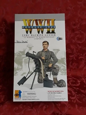 Figura Dragón 12" muy rara Eric Stark mg 1/6 Segunda Guerra Mundial USMC 70765 peleliu bbi did Foto 1 de 4