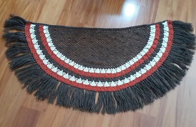 Mantón multicolor vintage de ganchillo hecho a mano Foto 1 de 4