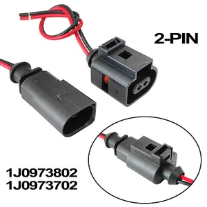 1J0973802 1J0973702 2-P Male Female Connector Sensor Plug For VW AUDI SEAT SKODA - Picture 1 of 8