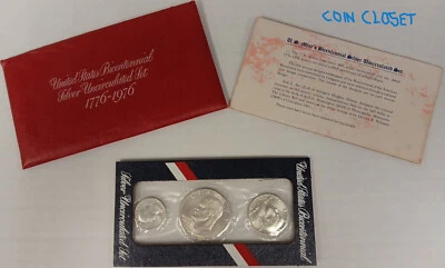 S4 - United States 1776-1976 Bicentennial Silver Uncirculated Coin *** Beautiful - Image 1 of 4