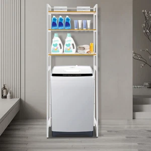 Rueda ondulada blanca de 3 capas (69 cm) baño lavadora estante de almacenamiento NUEVO - Imagen 1 de 15