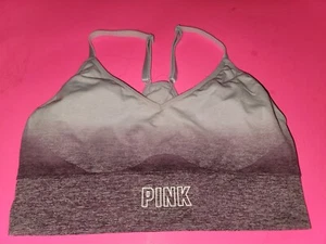 Pink Sport By Victoria Secret Seamless Lightly Lined Ambre Sports Bra Size Small - Picture 1 of 5