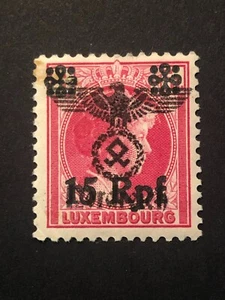 Germany WWII propaganda overprint (NORDREICH) 15 Rpf. UNUSED #625 - Imagen 1 de 2