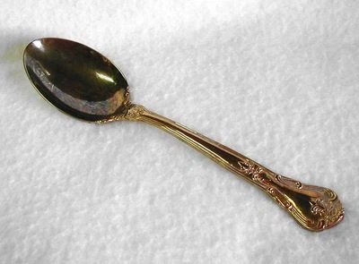 Cucharada (cuchara para servir) GRAND MASTER por GODINGER Electroplato dorado Floral Foto 1 de 3