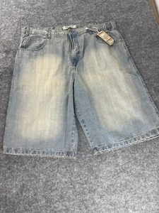 Vintage Dodeca Jeans Shorts Mens 48 Blue Capri Pants Faded A1 - Picture 1 of 8