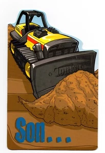 Tarjeta de FELIZ CUMPLEAÑOS Tonka™ PARA HIJO JOVEN con juego interactivo de laberinto de AGC +✉� - Imagen 1 de 6