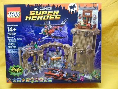 2016 LEGO DC Comics Super Heróis: Série de TV Batman - Batcaverna (76052) Selado - Imagem 1 de 4