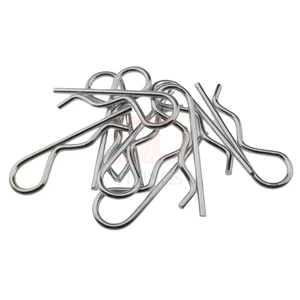 Clips de retención M5 x 100 mm 304 acero inoxidable Cotter, pasadores divididos apriete seguro - Imagen 1 de 6