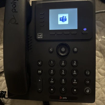 Poly CCX 350 IP Phone Corded Corded Desktop - Microsoft Teams - Image 1 of 4