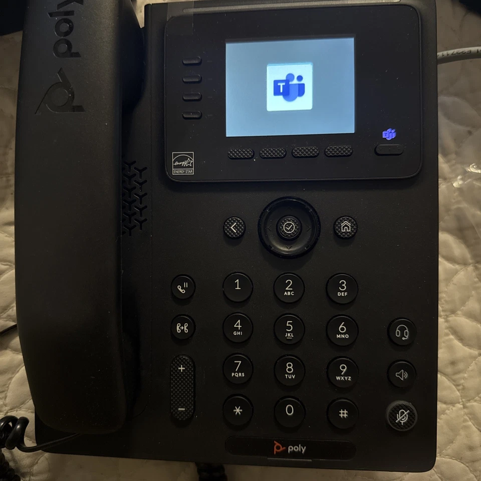 Poly CCX 350 IP Phone Corded Corded Desktop - Microsoft Teams - Image 1 of 4