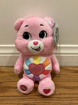 2025 Care Bears Fun Size HOPEFUL HEART BEAR 9” Sparkle Plush Brand New With Tags - Image 1 of 2