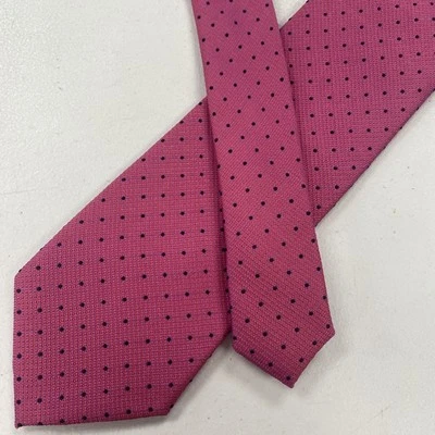 Nueva corbata Charles Tyrwhitt para hombre rosa con patrón de lunares seda nueva con etiquetas Foto 1 de 4