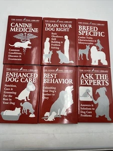 The Good Dog Library Canine Medicine Vet Care Train Your Dog HCDJ NEW 6 Book Lot - Picture 1 of 15