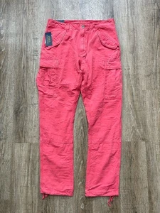 Polo Ralph Lauren Slim Fit Utility Surplus Cargo Pants Red Men’s Sz 31x32 - Picture 1 of 6