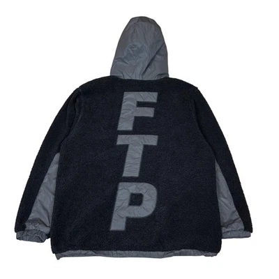 FTP Reflective Polar Full Zip Hoodie Fleece Jacket SS23 Men's Large - Image 1 of 4