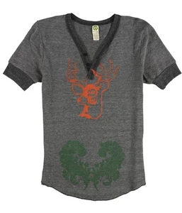 Alternative Womens Deer Basic T-Shirt, Grey, Medium - Picture 1 of 2