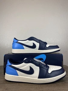Air Jordan 1 Retro OG Low ‘Obsidian UNC’ Size 13M New CZ0790-400 - Picture 1 of 5