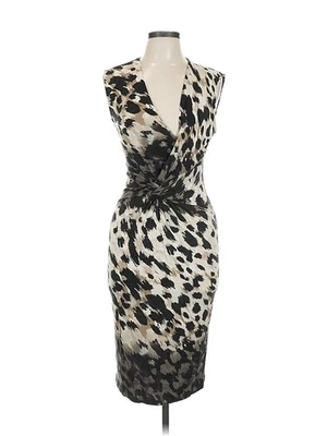 Vestido de cóctel gris para mujer Robert Rodriguez 10 Foto 1 de 4