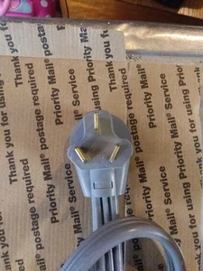Cable de alimentación de 3 clavijas para estufa - Imagen 1 de 3