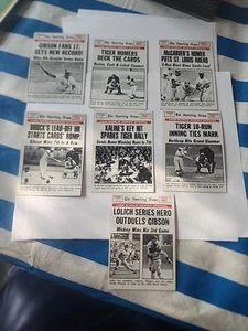 Tarjeta 1969 Topps #162 - # 168 Sporting News Serie Mundial - Juego #1-7 Gibson - Imagen 1 de 16
