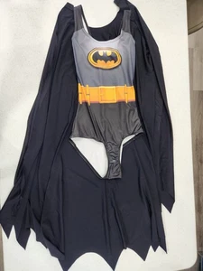 NUEVO SIN ETIQUETAS Negro Leche Batman Capa Cosplay Disfraz Traje Traje de Baño Talla XXS Blackmilk Set - Imagen 1 de 13