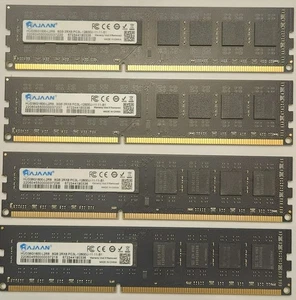 HaJAAN 32GB Kit (4X8GB) HUD38G1600-L2R8 8GB 2RX8 PC3L-12800U-11-11-B1 memory - Picture 1 of 6