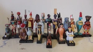 Hachette Gods Of Ancient Egypt Figure Bundle x 20 Vintage - Picture 1 of 11