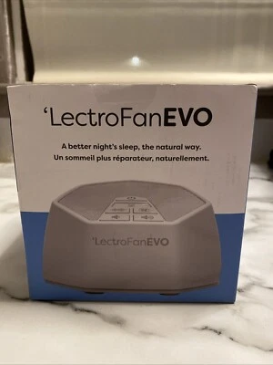 LectroFan ASM1020 EVO White Noise Sound Machine White Slightly Used - Image 1 of 4