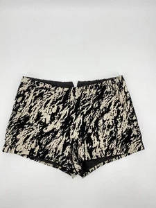 Rag & Bone Shorts Sz 8 Beige Black Wool Blend Knit Dressy Formal - Picture 1 of 8