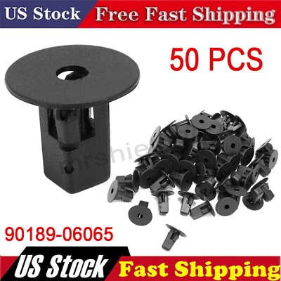 50 Fender Liner Screw Grommet Clips For Toyota Avalon 4Runner Camry Corolla RAV4 Foto 1 de 4