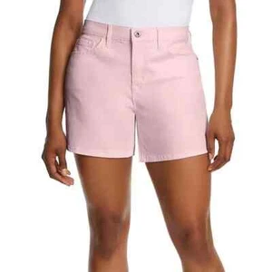 Jessica Simpson Side Slit Short Pink High Rise Relaxed Fit 5" Inseam Women's 8 - Picture 1 of 5