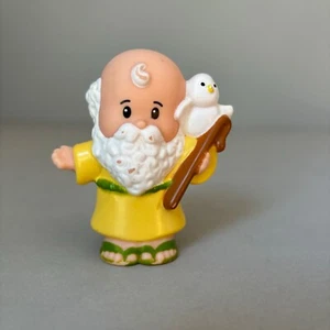 Fisher Price Little People Noah Figur gelbes Gewand Arche Noah Ersatz - Bild 1 von 4