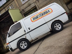 LIFESIZE MATCHBOX TOY VAN!!! VAUXHALL BEDFORD MIDI RAT LOOK AWESOME VAN CAMPER?? - Picture 1 of 12