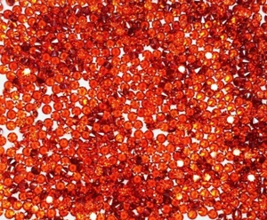 Lote de 1000 piezas de piedras preciosas con certificación Hessonita natural corte redondo 1,60 mm 26+ quilates W310 - Imagen 1 de 11