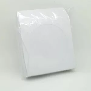 White Paper Sleeve Flap Clear Window for CD DVD 80g 100 to 2000 Pieces Wholesale - Picture 1 of 1