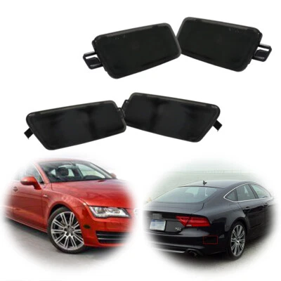 For 2012-2018 Audi A7/S7/RS7 Black Lens Front Rear Side Marker Lamps Housing Kit - Image 1 of 4