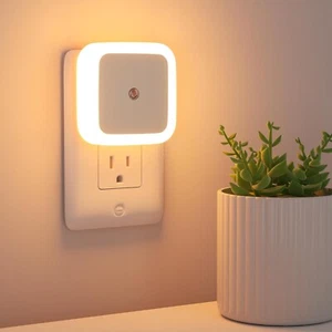 Night Lights Plug into Wall 4-Pack,Dusk to Dawn Night Lamp for Kids Bedroom Bath - Picture 1 of 7
