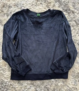 Honeydew Womens pullover crewneck sweater Long Sleeve size XL velour velvet - Picture 1 of 3