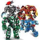 Superheroes Mecha Building Blocks Toys for Boys Super Armor Robot Model Military