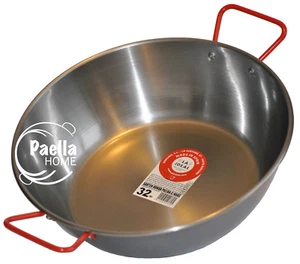 30cm - 38cm Deep Induction Two Handles Pan , Wok , Karahi , Deep Paella Pan - Picture 1 of 5